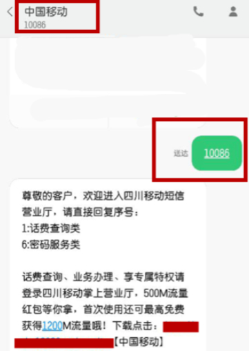 电话卡的服务密码怎么查第1步