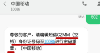 电话卡的服务密码怎么查第3步