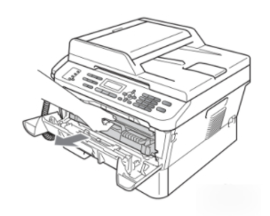 兄弟打印机更换墨粉盒第2步