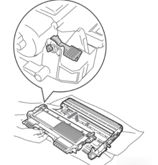兄弟打印机更换墨粉盒第6步