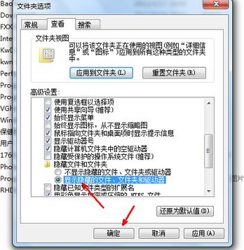 电脑文件隐藏了怎么找出来怎么办第6步