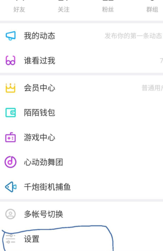 陌陌8.31版本怎么设置隐身第2步