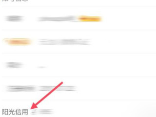 微博阳光信用怎么看第4步