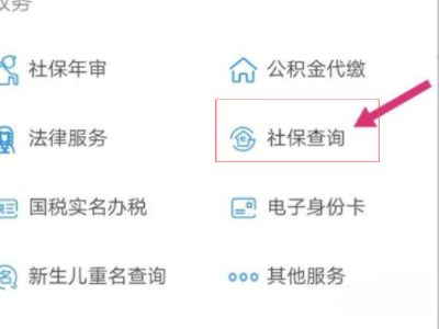 电子社保卡怎么查询交费记录第2步