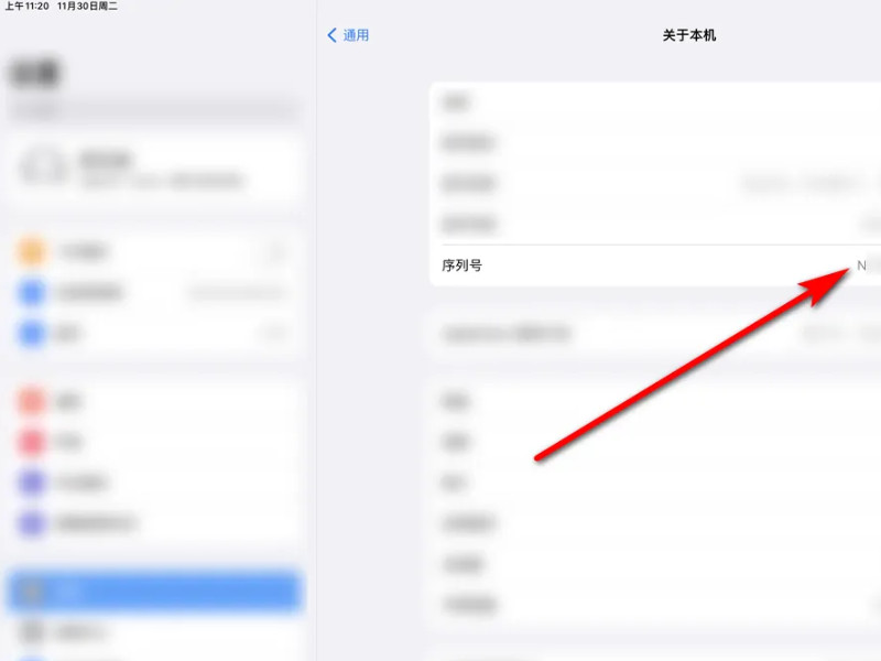 iPad序列号第3步