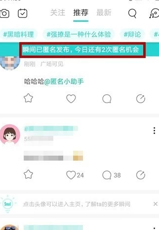 soul怎么匿名发瞬间第7步