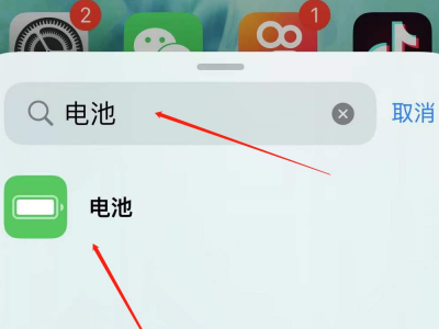 iphone怎么显示电池电量百分比第2步