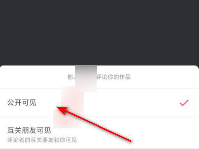 抖音评论怎么不让别人看不见第6步