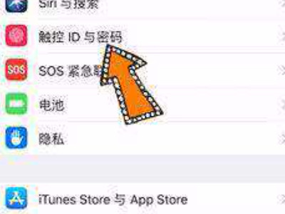 苹果手机锁屏设置在哪里第2步