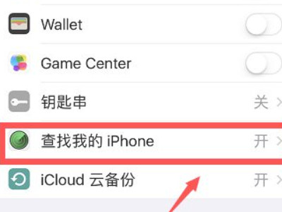 查找iphone手机位置怎么打开第4步