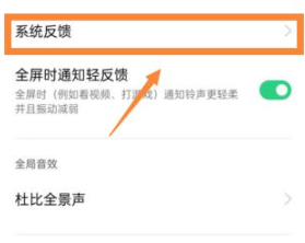 opporeno5按键震动怎么关第3步