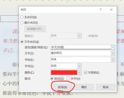 水印怎么设置第6步