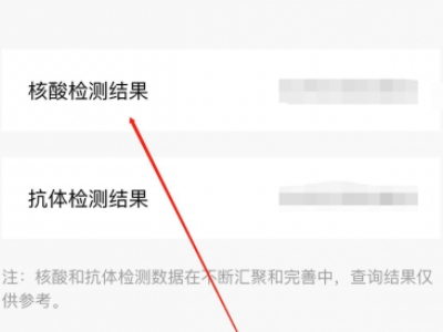 手机怎么查核酸检测结果第5步
