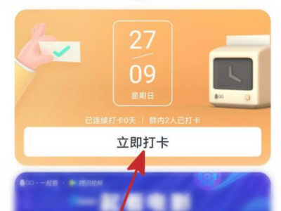 新版qq群打卡在哪里第4步