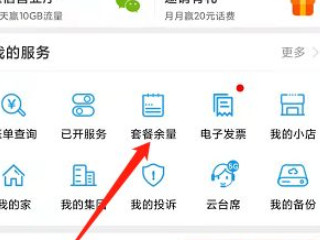 怎么查看自己剩余流量第3步
