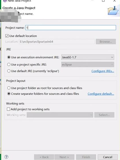 eclipse导入整个文件夹第1步