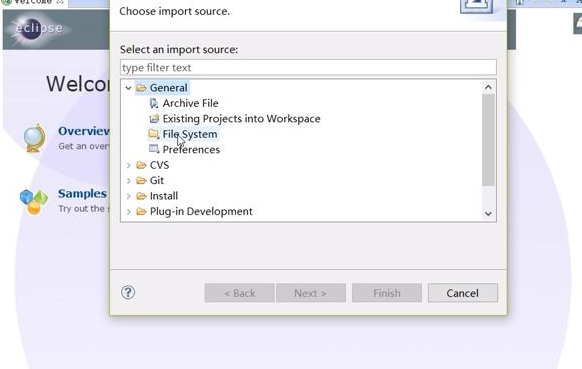 eclipse导入整个文件夹第3步