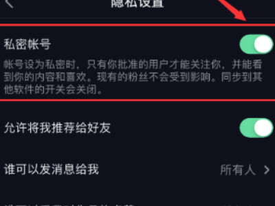抖音怎样设置让别人看不到我的作品第5步