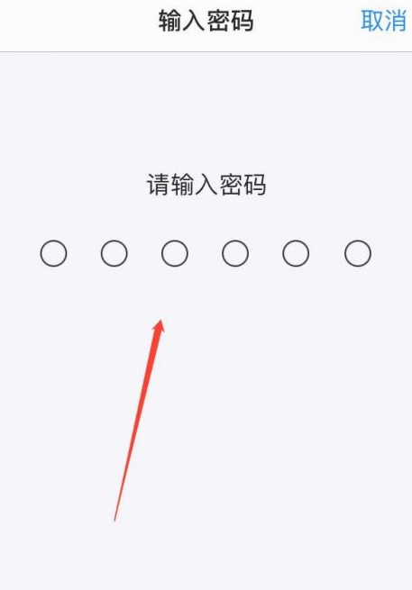 iphone改不回4位密码第3步