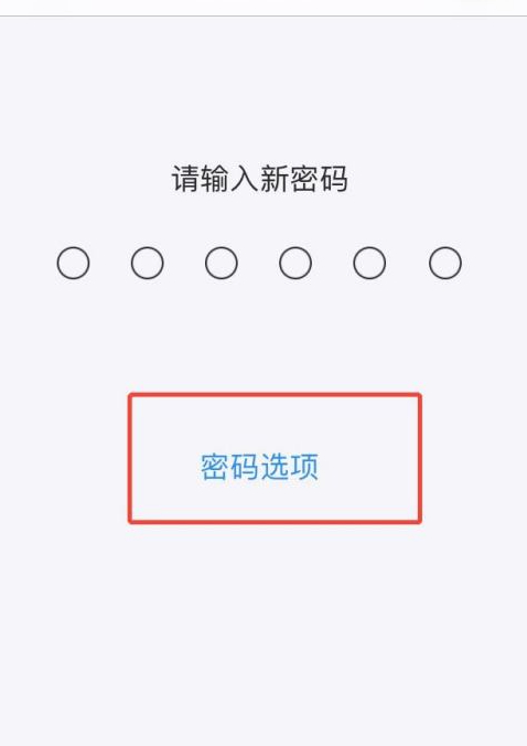 iphone改不回4位密码第6步