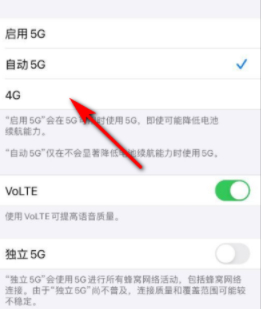iphone 12怎么关闭5g网络第5步