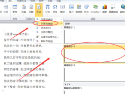 怎么标页码第2步