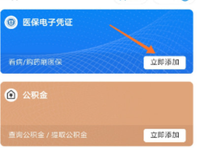 支付宝怎么给孩子申请医保电子凭证第3步