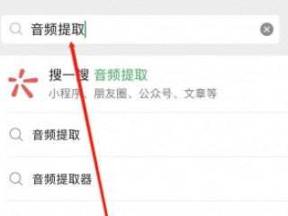 视频转换成音频第1步