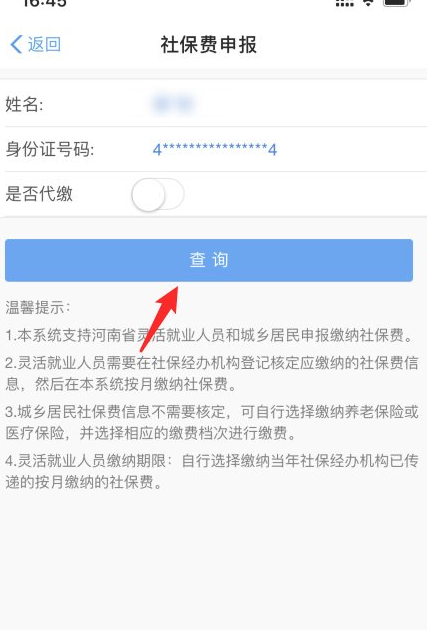手机上怎么查农合记录第4步