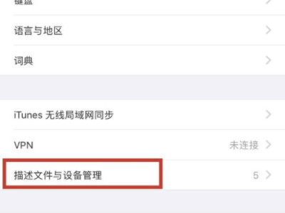 苹果手机怎么设置信任一个app第3步