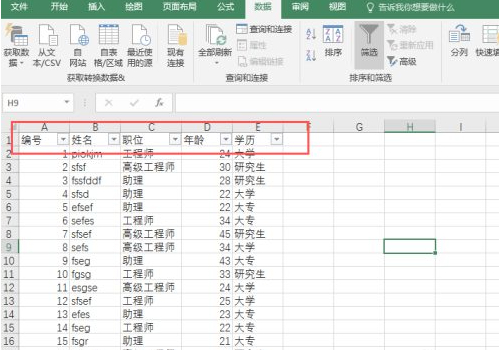 excel 筛选符合条件的对象第5步