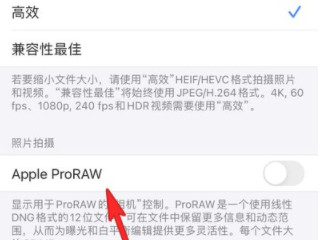 iphone raw怎么开启第5步