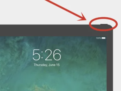 苹果ipad开机键是哪个第1步
