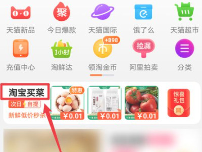 淘宝买菜怎么申请团长第1步