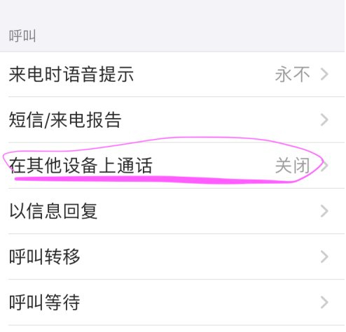 两部iphone共享来电第4步