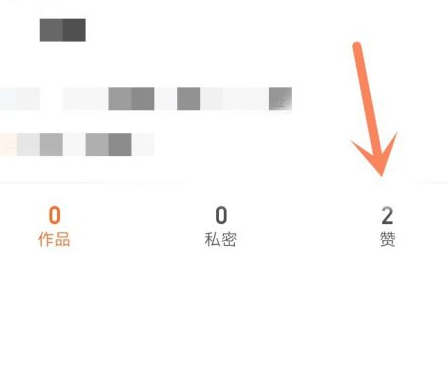快手极速版点赞的作品怎么找第3步