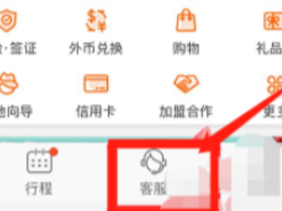 携程怎么人工服务按几第2步