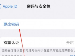 怎么重设apple ID密码第2步