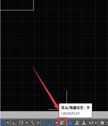 cad线宽改了还是一样宽第7步