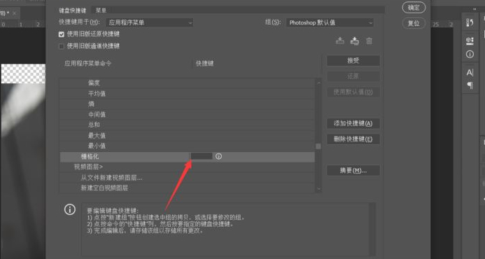 栅格化图层快捷键第4步
