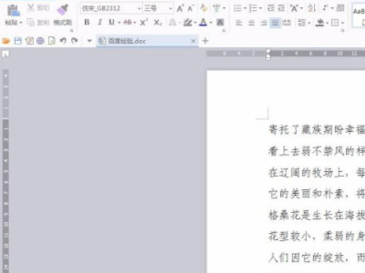 文字设置底纹在哪里设置的第1步