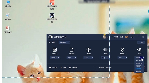 录屏怎么截取一半画面第3步