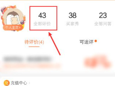 淘宝怎么看我的评价历史记录第4步