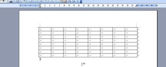 word文档表格列宽怎么设置第1步