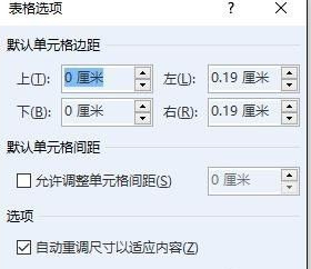 单元格边距在哪里设置第4步