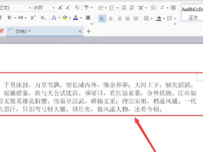 文字分两栏怎么设置第1步