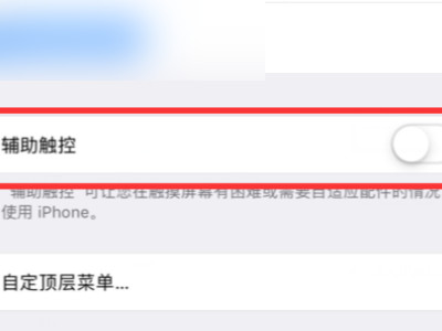 苹果手机屏幕上的圆点怎么取消第5步
