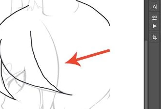 ps怎么给人物线稿上色第4步