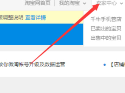 淘宝开店押金1000怎么退第3步