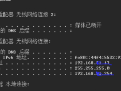 查ip的命令是什么第4步